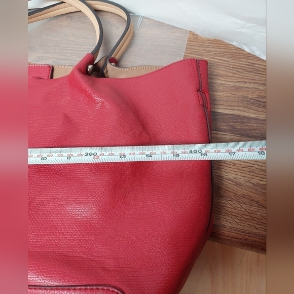 Parfois Red 2-in-1 Synthetic Tote/Hobo Bag - Picture 12 of 14